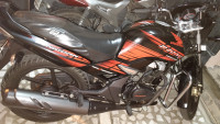 Black With Red Graphics Honda Unicorn Sporty