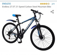 Endless 27.5T 21-speed carbon Steel mountain bike