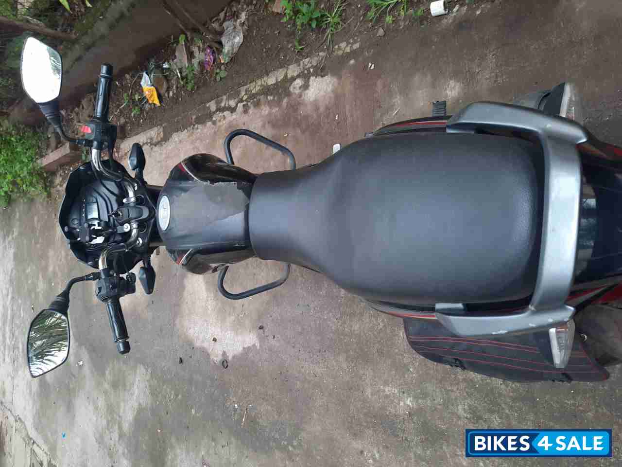 Red Black TVS Victor