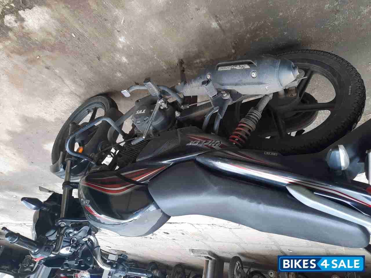 Red Black TVS Victor