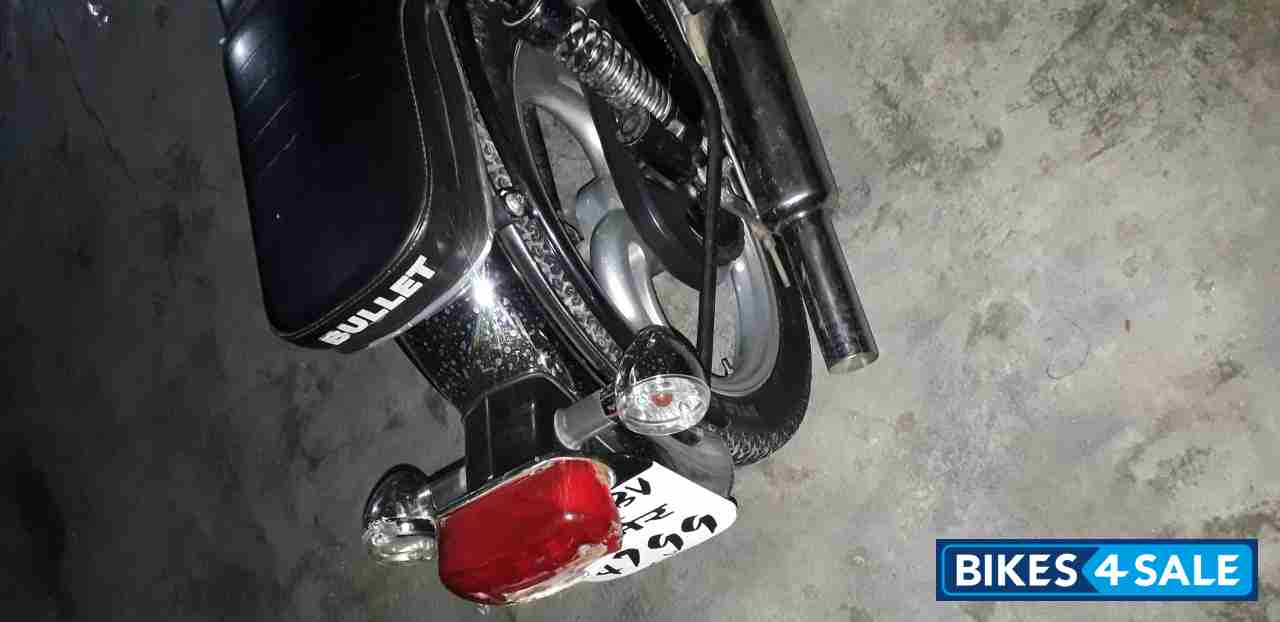 Silver Royal Enfield Bullet Electra