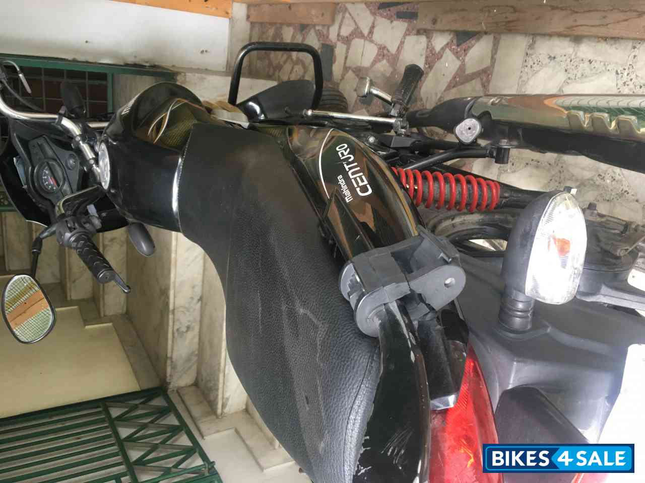 Black And Gold Mahindra Centuro