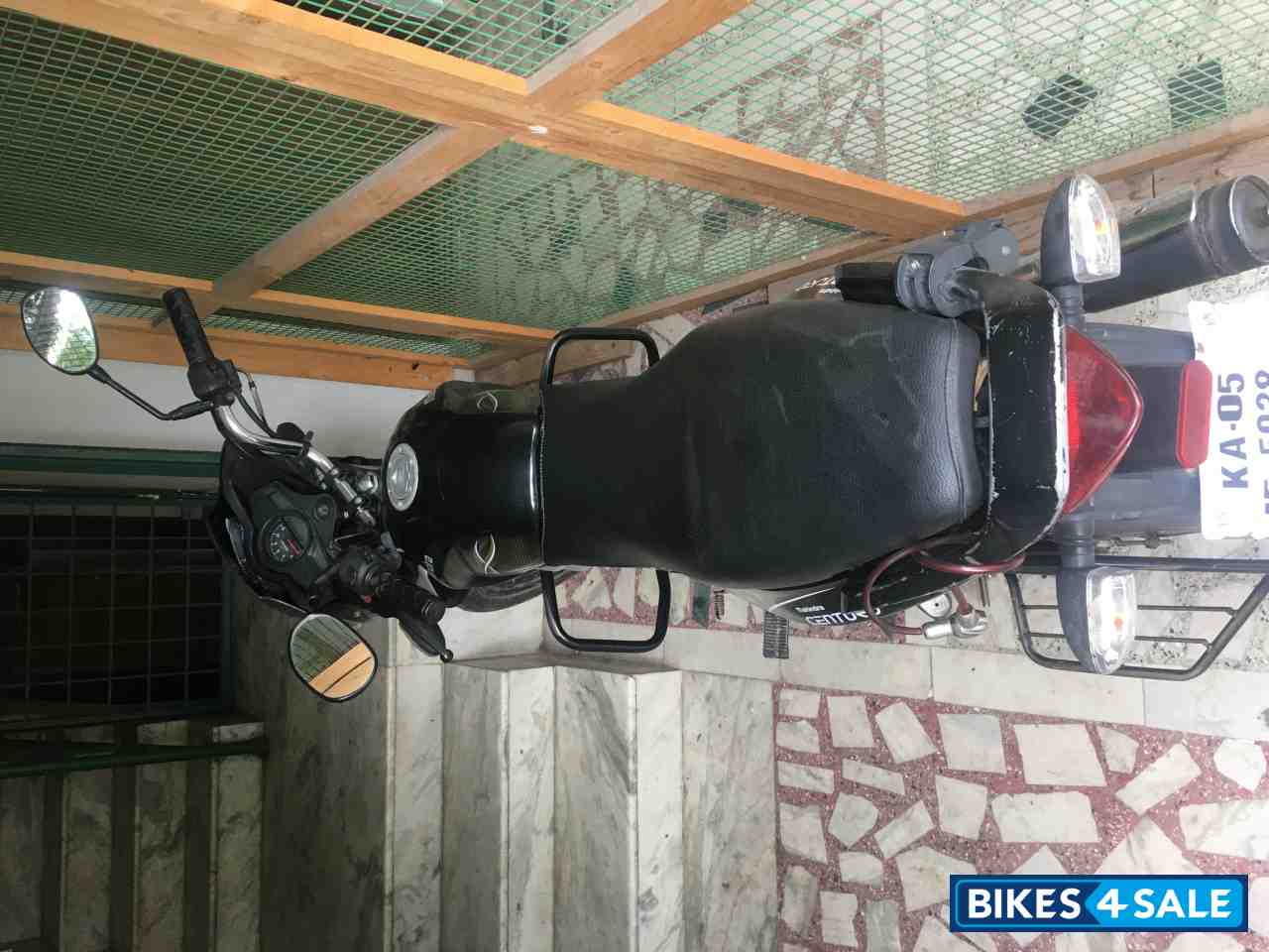 Black And Gold Mahindra Centuro