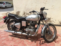 Silver Royal Enfield  Electra 350