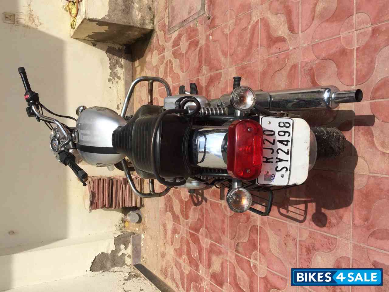 Silver Royal Enfield  Electra 350