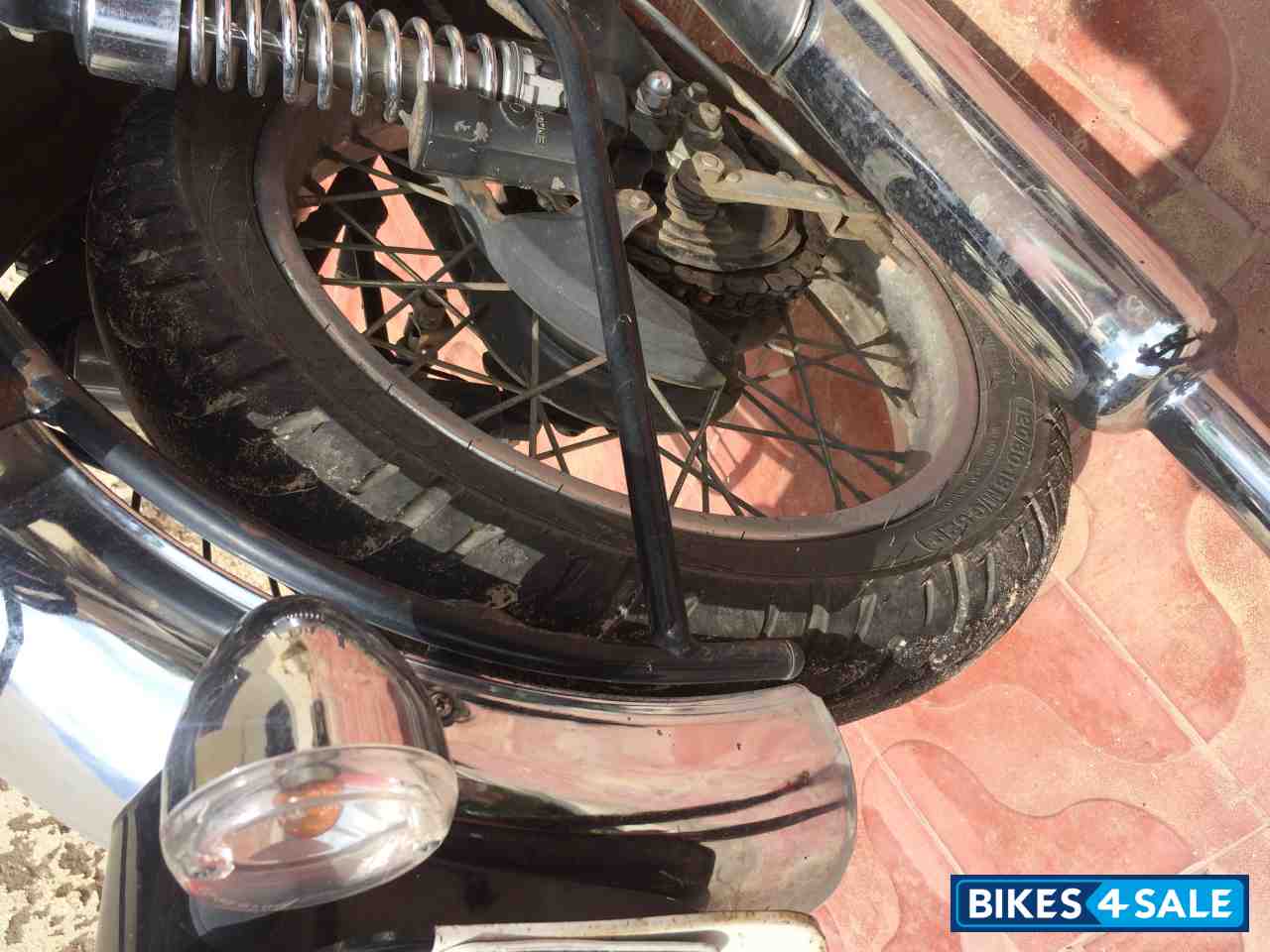 Silver Royal Enfield  Electra 350