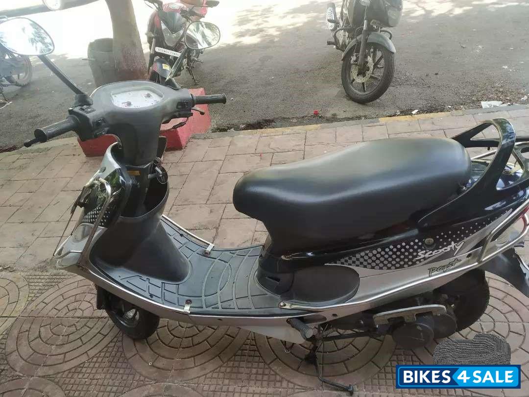 Frosted Black TVS Scooty Pep Plus