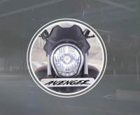 Red Bajaj Avenger Street 160