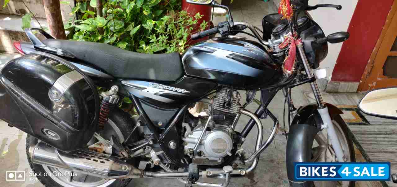 Blue And Black Bajaj Discover 110