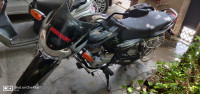 Blue And Black Bajaj Discover 110