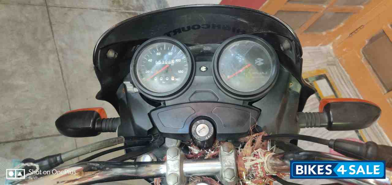 Blue And Black Bajaj Discover 110