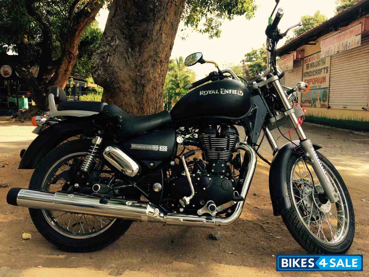 Matt Black Royal Enfield Thunderbird 500