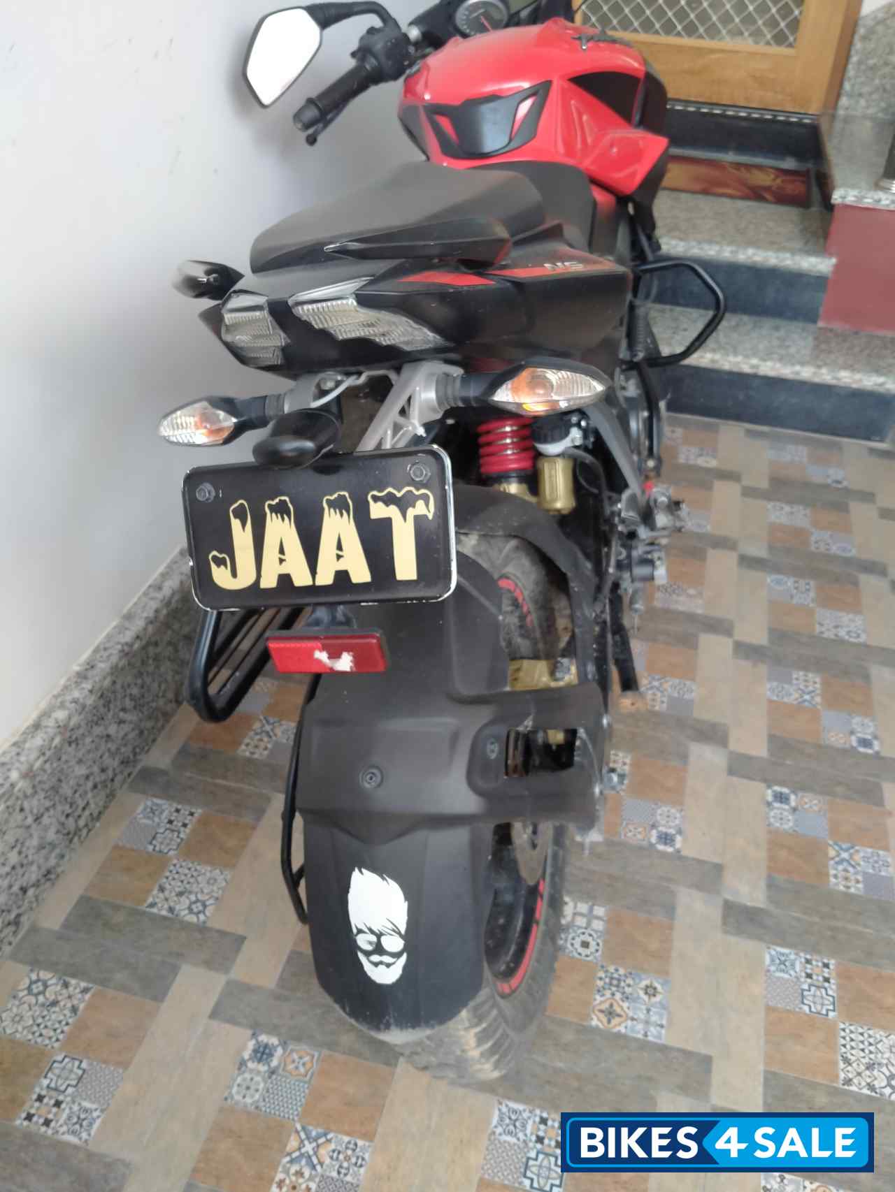 Red Bajaj Pulsar NS 160 BS6