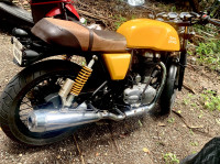 Yellow Royal Enfield Continental GT