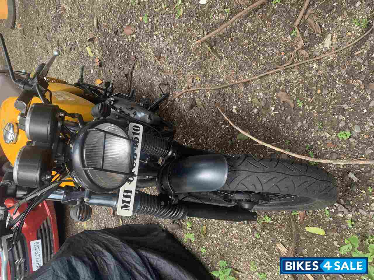 Yellow Royal Enfield Continental GT