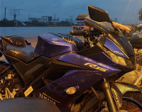 Blue Yamaha YZF R15 V3