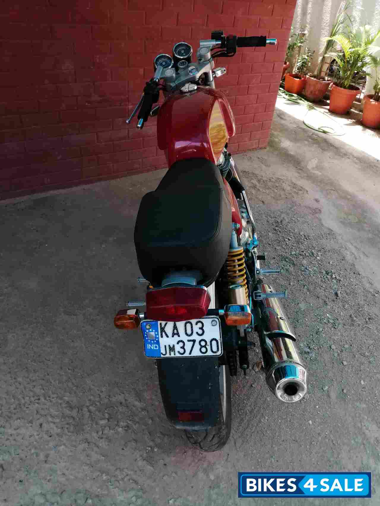 Red Royal Enfield Continental GT 535