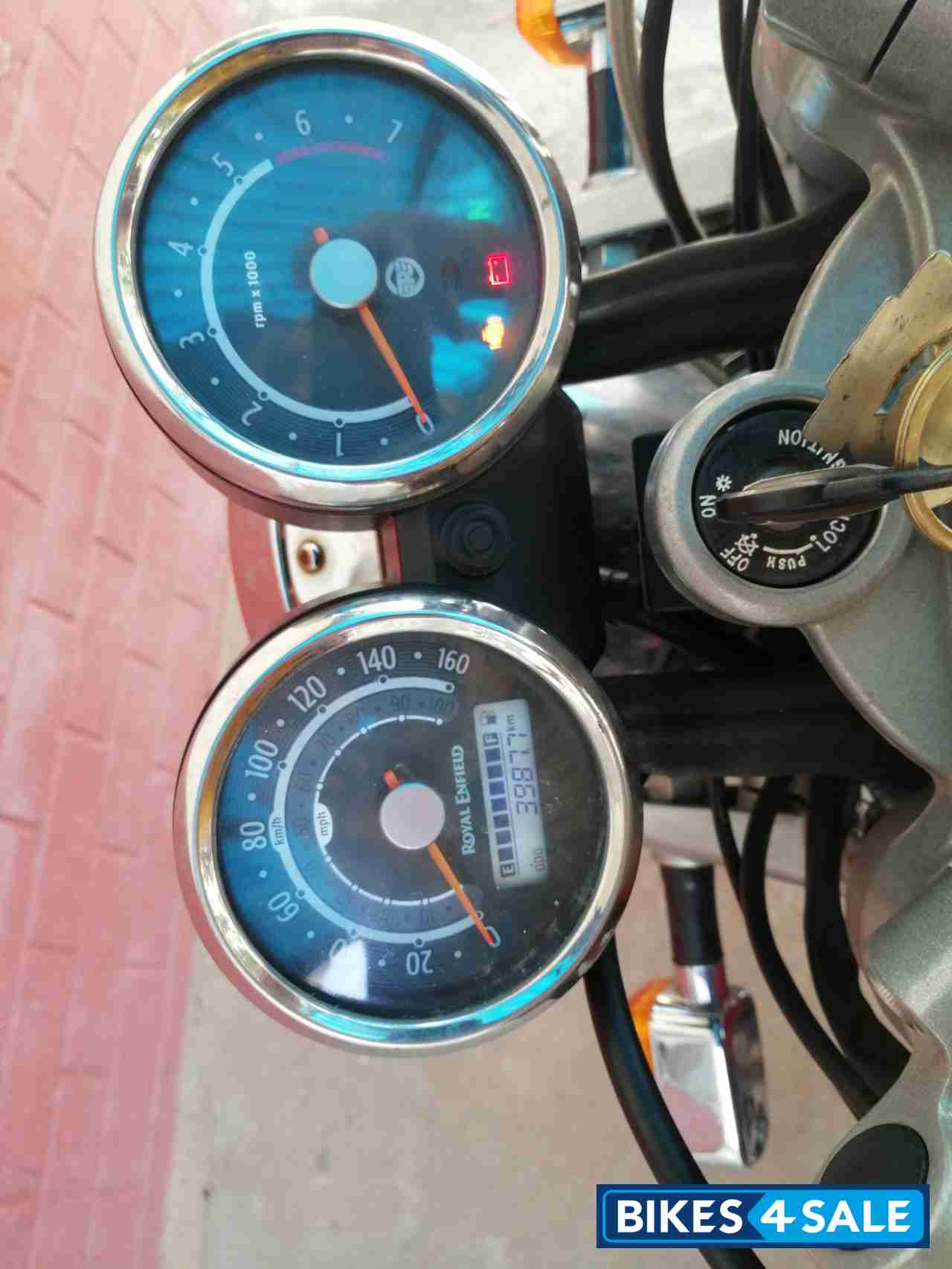 Red Royal Enfield Continental GT 535