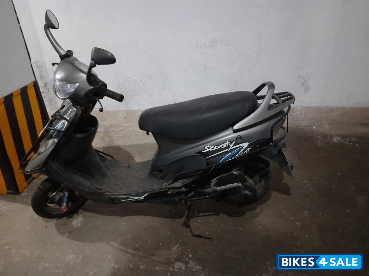 Gray TVS Scooty Pep Plus