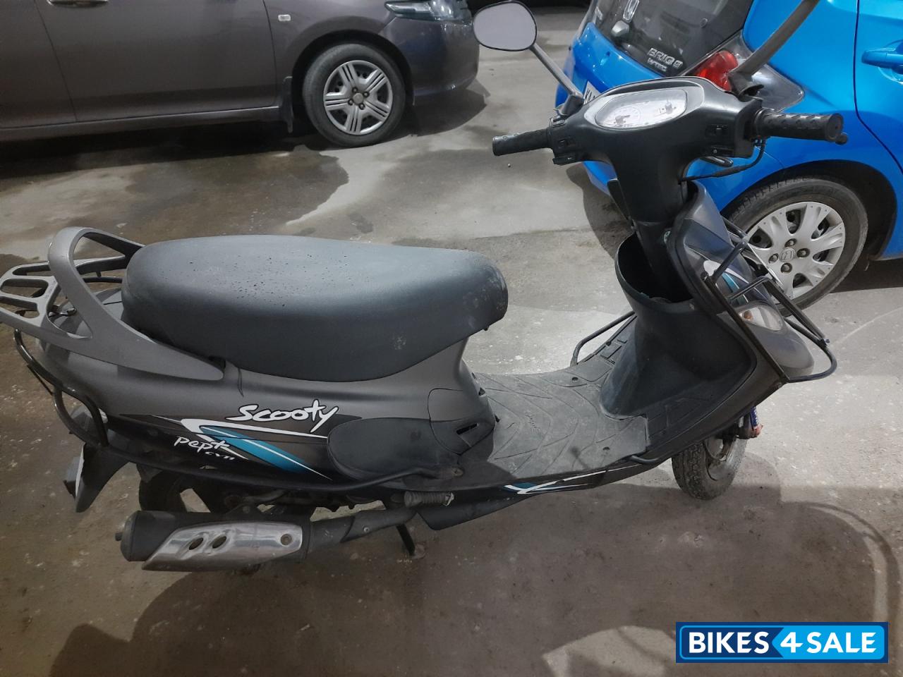 Gray TVS Scooty Pep Plus