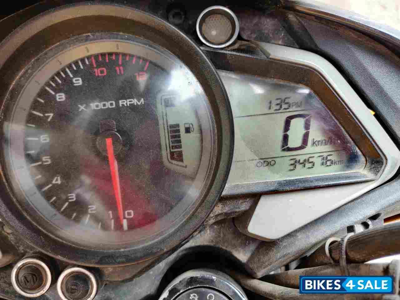 Yellow Bajaj Pulsar 200 NS