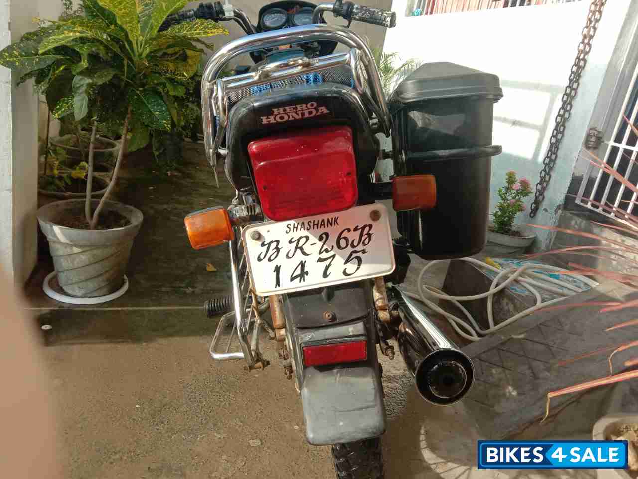 Black Blue Hero Splendor Plus