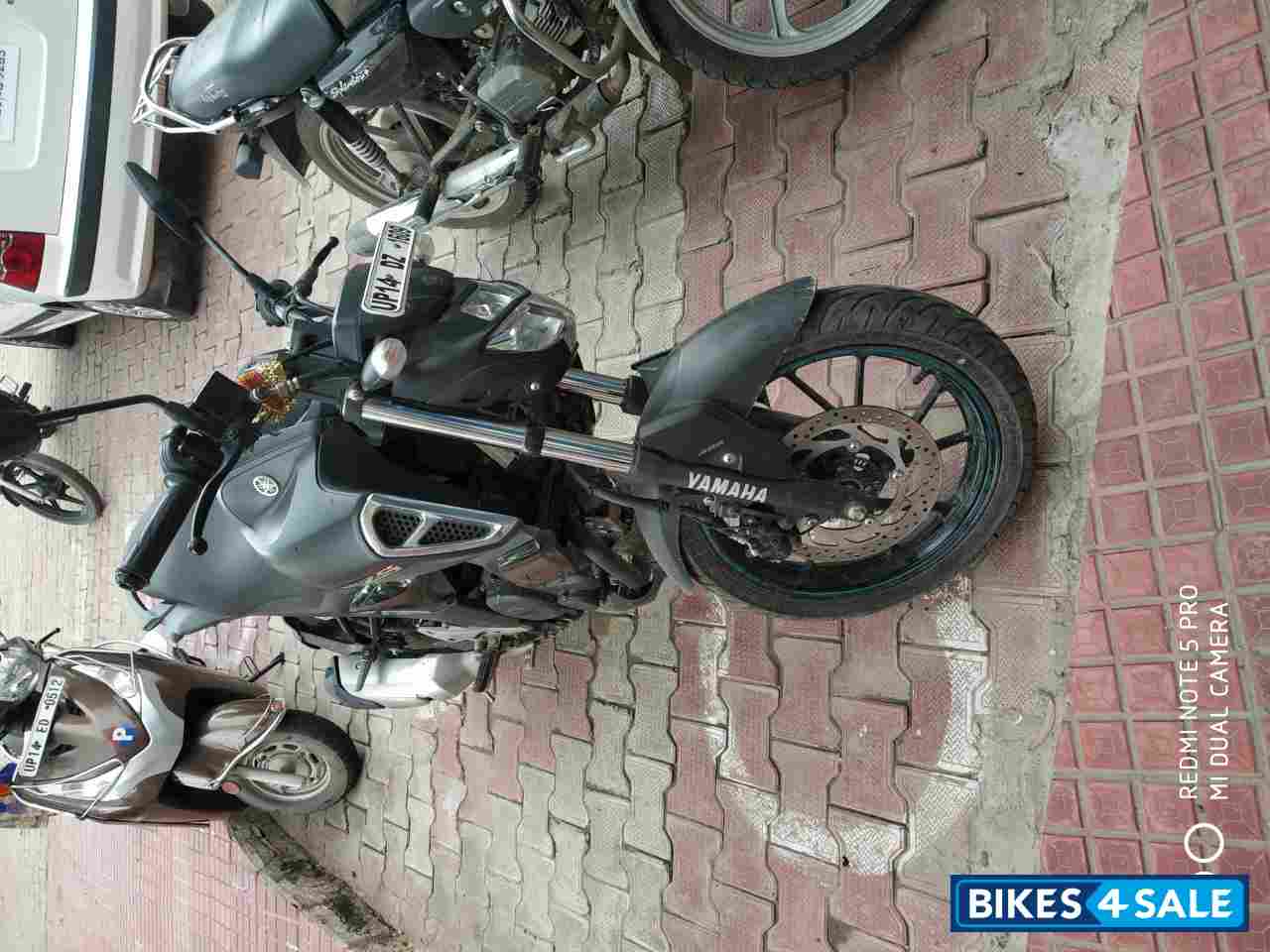 Black Yamaha FZ-S FI V3