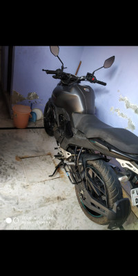 Black Yamaha FZ-S FI V3