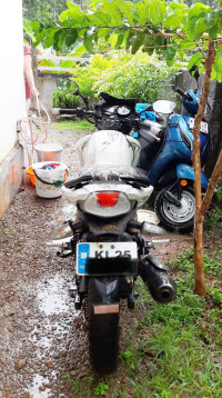 Bearl White TVS Apache RTR 180 ABS