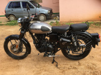 Mercury Silver Royal Enfield Classic 350 Single Channel BS6