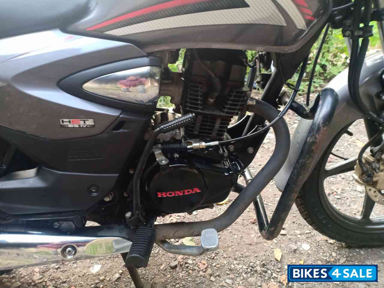 Grey Metallic Honda CB Shine