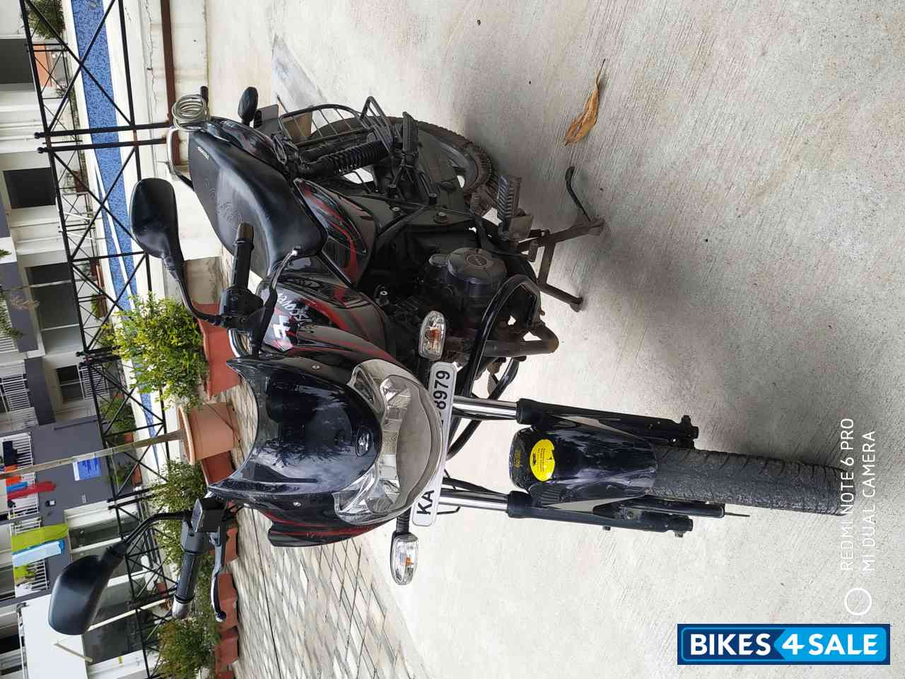 Black & Red Bajaj Discover DTSi 150