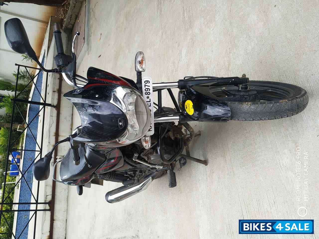 Black & Red Bajaj Discover DTSi 150