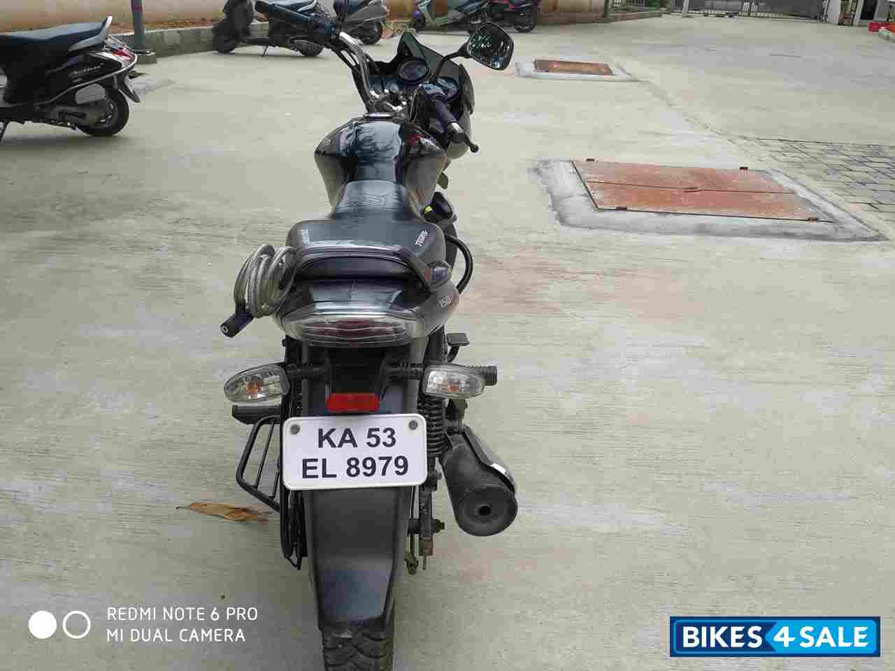 Black & Red Bajaj Discover DTSi 150