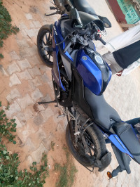 Blue Yamaha YZF R15 V3