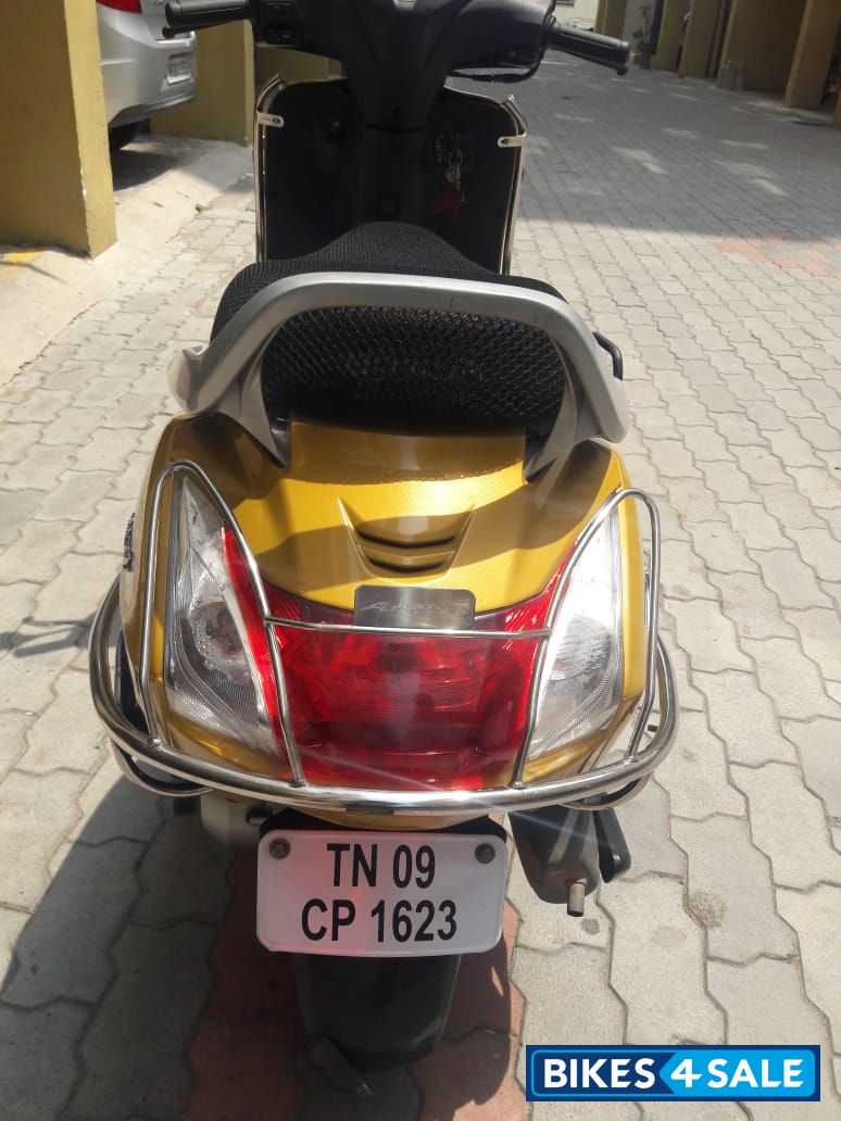Yellow Honda Activa 5G