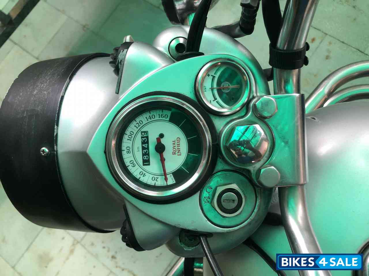 Silver Royal Enfield Classic 350