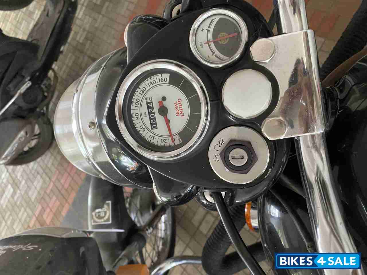 Black Royal Enfield Classic 350 BS VI