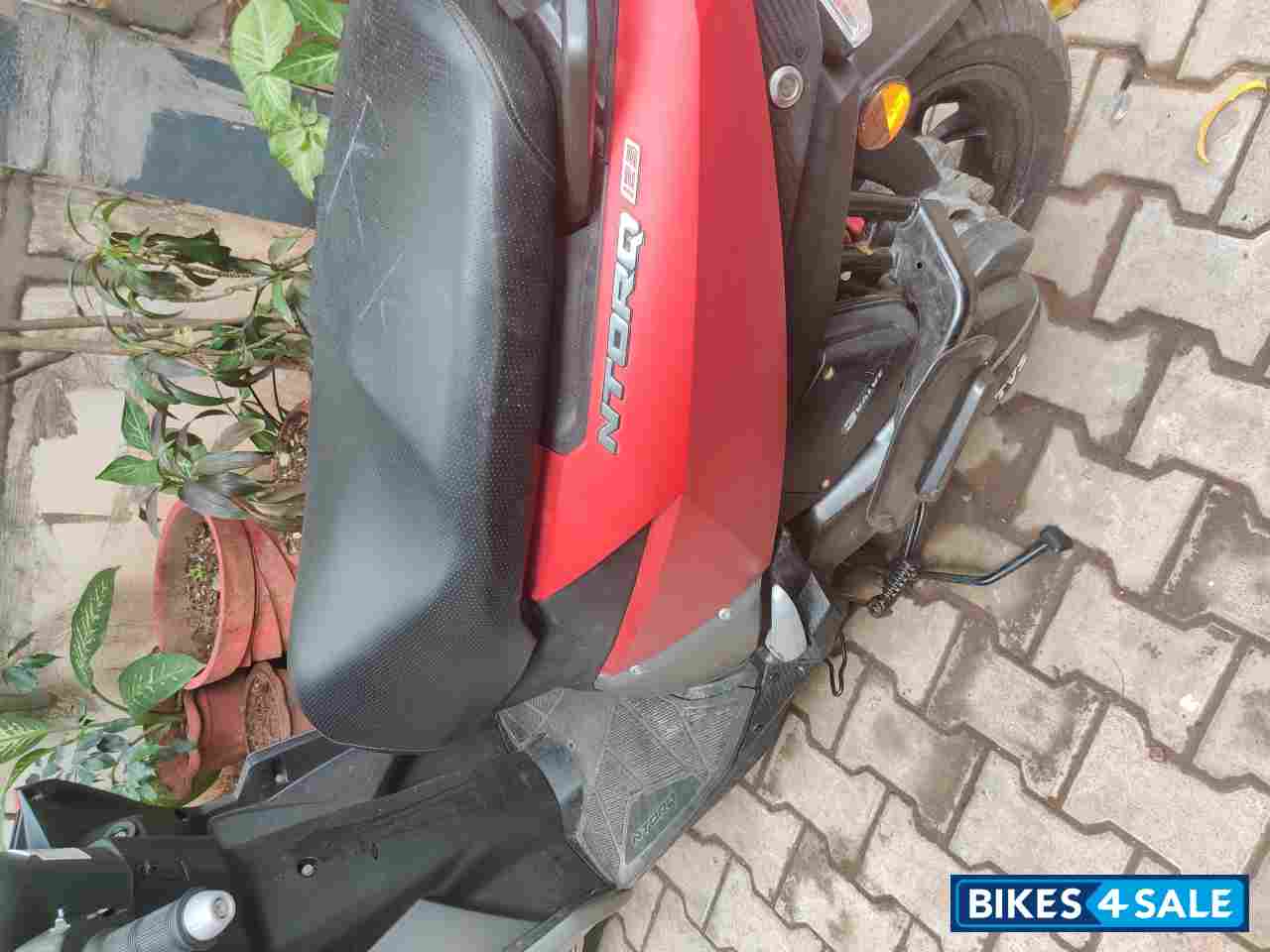 Matt Red TVS NTORQ 125