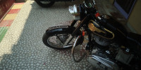 Black Royal Enfield Vintage Bullet