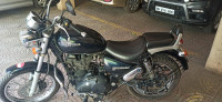 Blue Royal Enfield Thunderbird 500