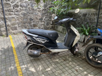 Black And White Honda Dio