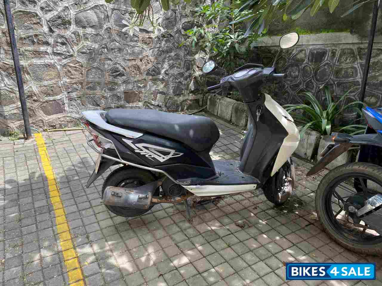 Black And White Honda Dio