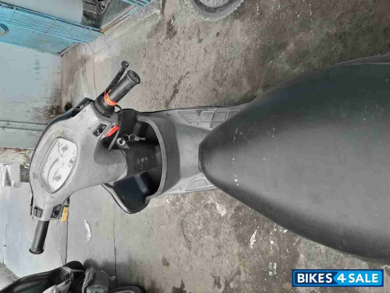 Black TVS Scooty Pep