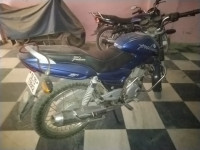 Blue Bajaj Pulsar 150 Round Headlight