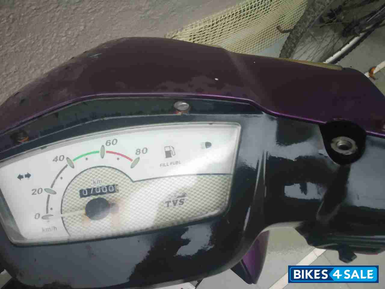 Purple TVS Scooty Teenz