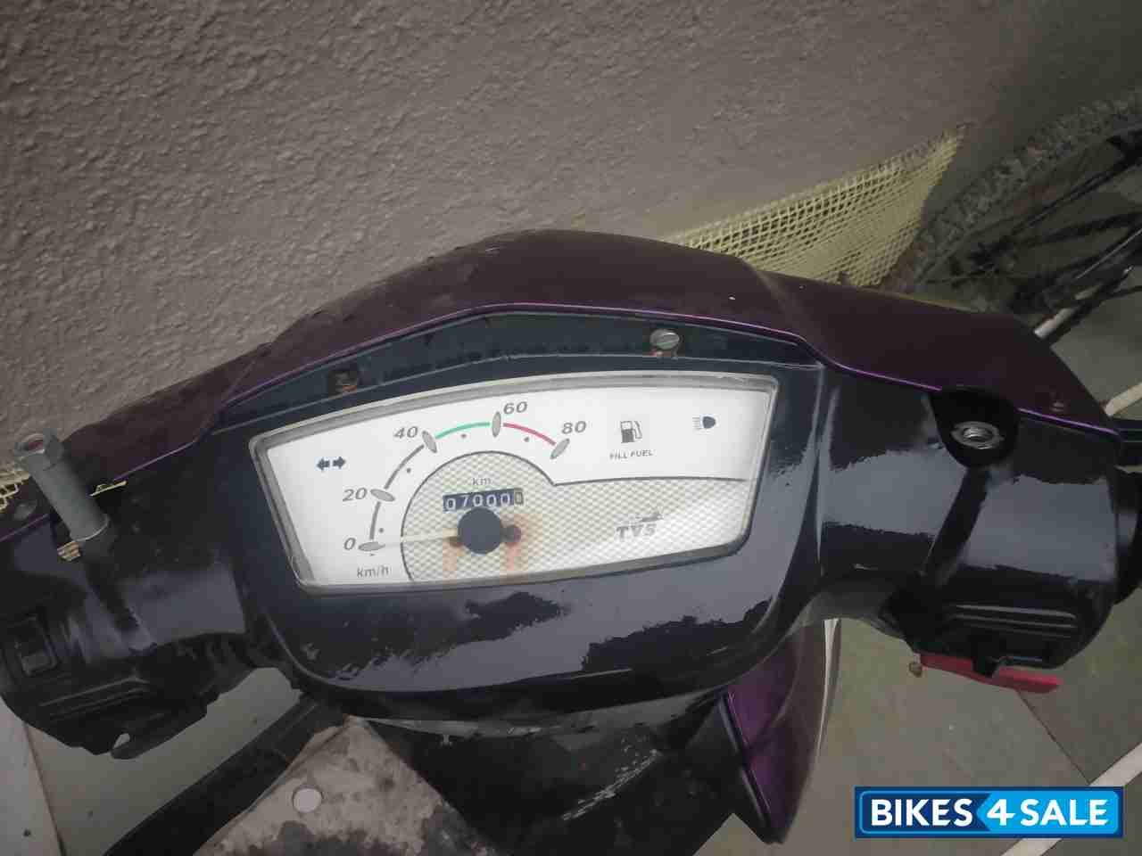 Purple TVS Scooty Teenz