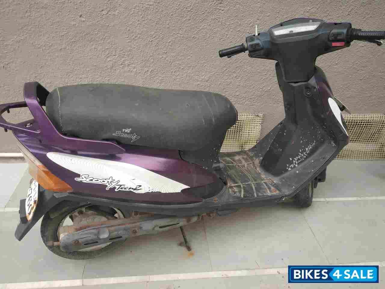 Purple TVS Scooty Teenz