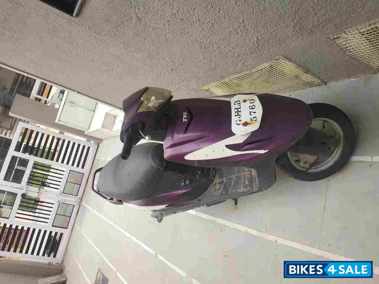 Purple TVS Scooty Teenz