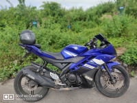 Blue And Black Yamaha YZF R15 V2